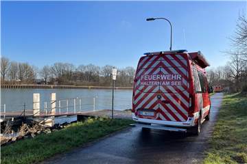 Die Halterner Feuerwehr wurde zu einer Wasserrettung am Wesel-Datteln-Kanal gerufen.