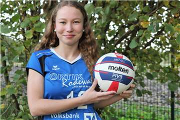 Die Halterner Volleyballspielerin Nina Bartke geht in ihre zweite Oberliga-Saison.