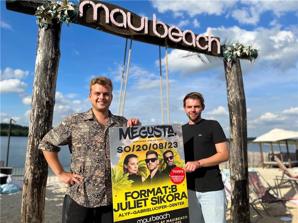 Nächste Megusta-Party findet am Sonntag im Maui Beach Club statt Die Headliner der Megusta-Party 2023 sind die DJs Format B und Juliet Sikora.