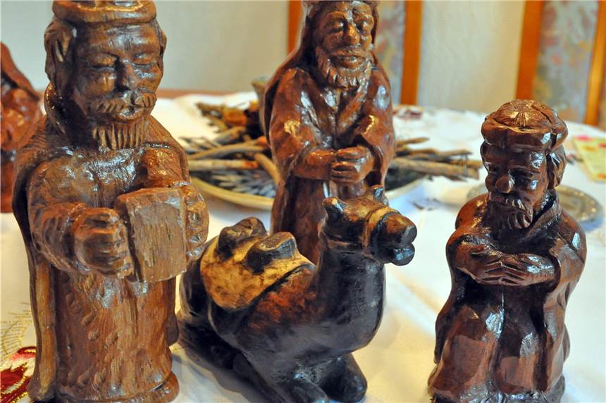 Video-Impuls zum Dreikönigstag in Lünen: Segen an einem Alltag Die Heiligen Drei Könige und das Kamel. Krippenfiguren erinnern an den Feiertag am 6. Januar.