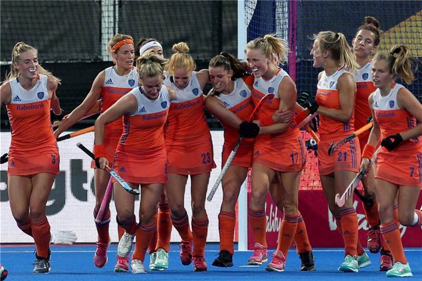 Niederlande und Irland in Hockey-WM-Halbfinals der Damen Die Hockey-Damen aus den Niederlanden stehen im Halbfinale. Foto: Steven Paston/PA Wire