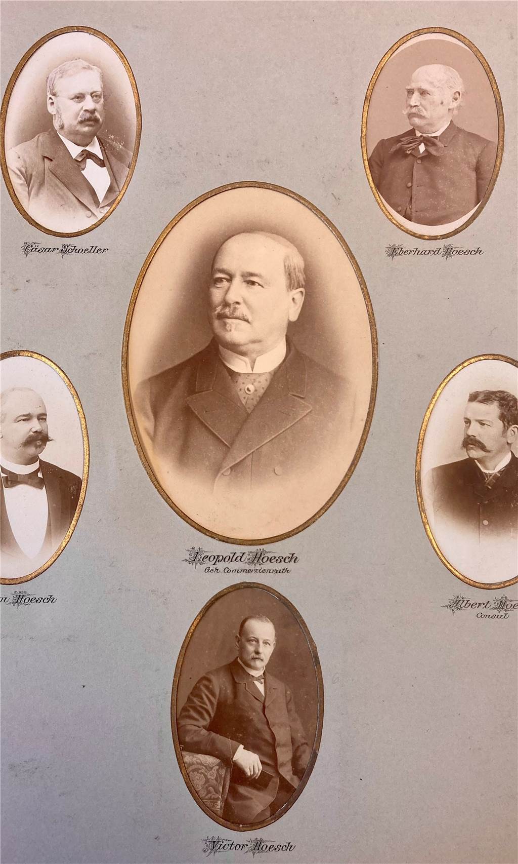 150 Jahre Hoesch in Dortmund: Fotos zeigen, wie es 1896 aussah Die Hoesch-Gründer: Porträts der Familienmitglieder, aber auch der weiteren Führungskräfte des Unternehmens finden sich im Erinnerungsband zum 25-jährigen Bestehen.