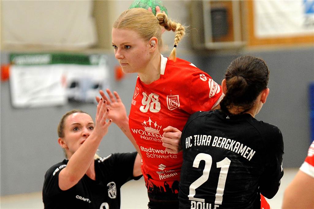 Die HSG Schwerte/Westhofen hat gegen den HC TuRa Bergkamen mit 26:29 verloren.