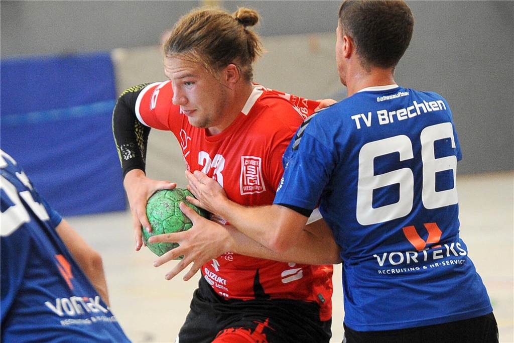 Die HSG Schwerte/Westhofen hat gegen die 2. Mannschaft TV Brechten mit 23:22 gewonnen.