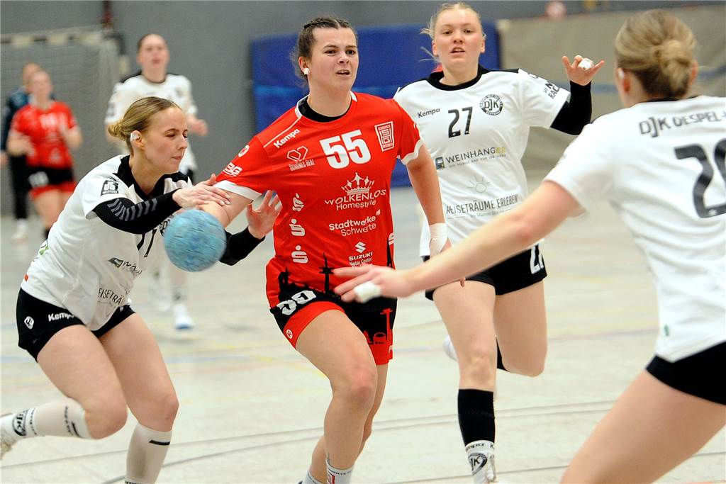 Die HSG Schwerte/Westhofen hat gegen die DJK TuS Oespel-Kley mit 17:19 verloren.