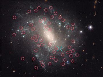 Die Hubble-Konstante: Dieses Bild des Hubble-Teleskopes einer Galaxie wird dazu genutzt, um die Ausdehnung des Universums zu bestimmen. Foto: Nasa Handout