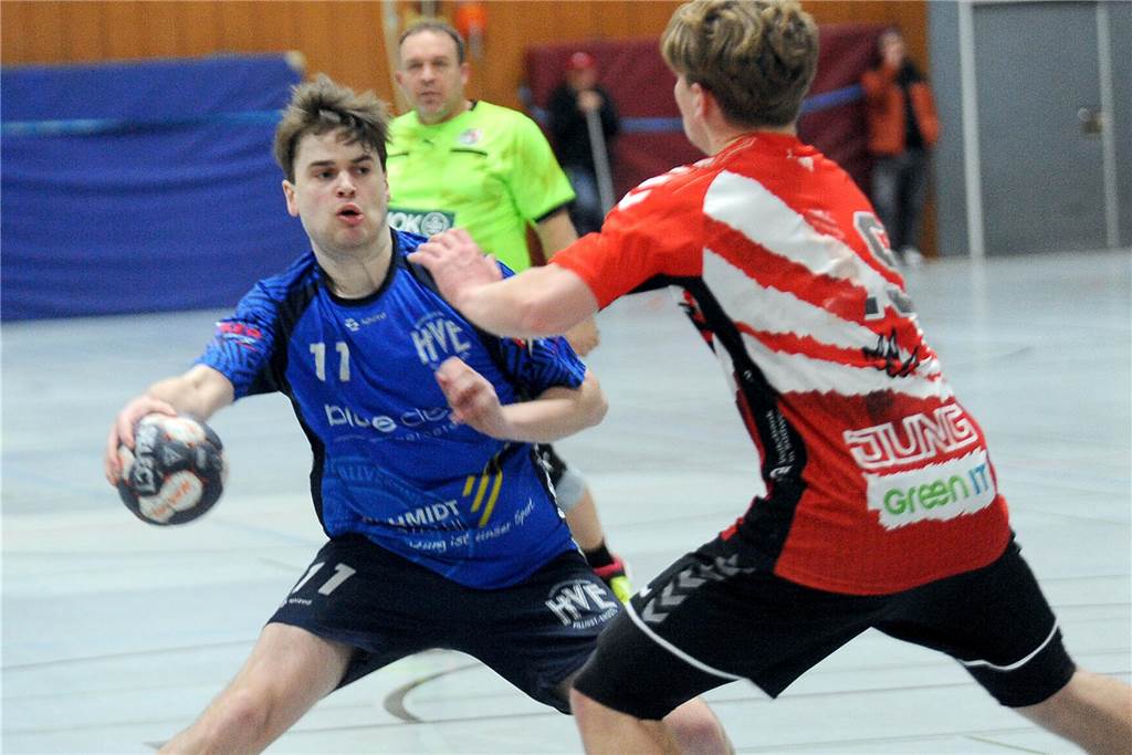 Die HVE Villigst-Ergste hat gegen die 2. Mannschaft der SG Schalksmühle/Halver Dragons mit 32:19 gewonnen.