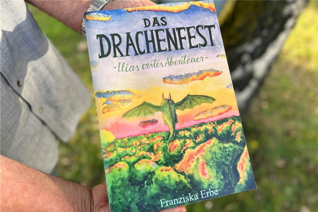 Franziska Erbe schrieb und illustrierte Kinderbuch Die Illustrationen ihres Buches hat Franzi Erbe mit Aquarellfarben gestaltet.