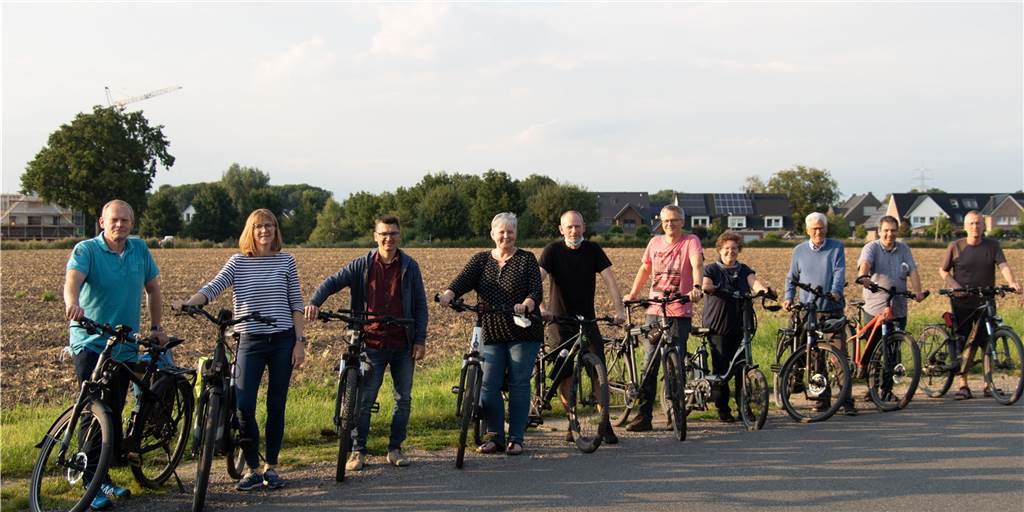 Kirchhellener Radler machen sich wieder auf den Weg Eine Fahrradgruppe