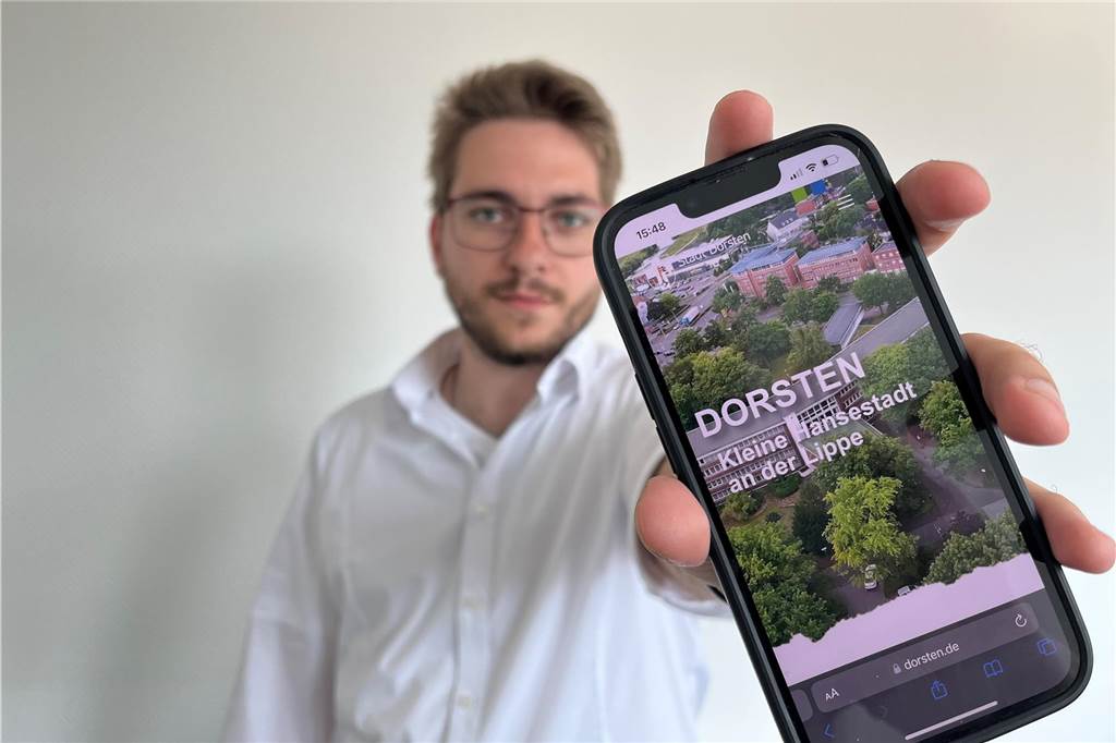 Kritik an Digitalisierung in Dorsten: „Rechtliche Hürden“ stehen im Weg Die Internetseite der Stadt Dorsten ist ebenfalls für eine mobile Ansicht auf dem Smartphone optimiert.
