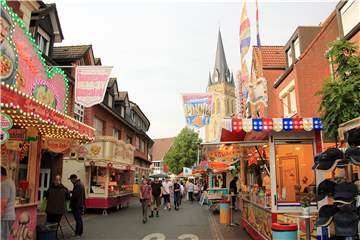 Die Jacobi-Kirmes (abgebildet) und die Kirmes in Davensberg werden in diesem Jahr wieder stattfinden. Nicht aber die Kirmes in Herbern.