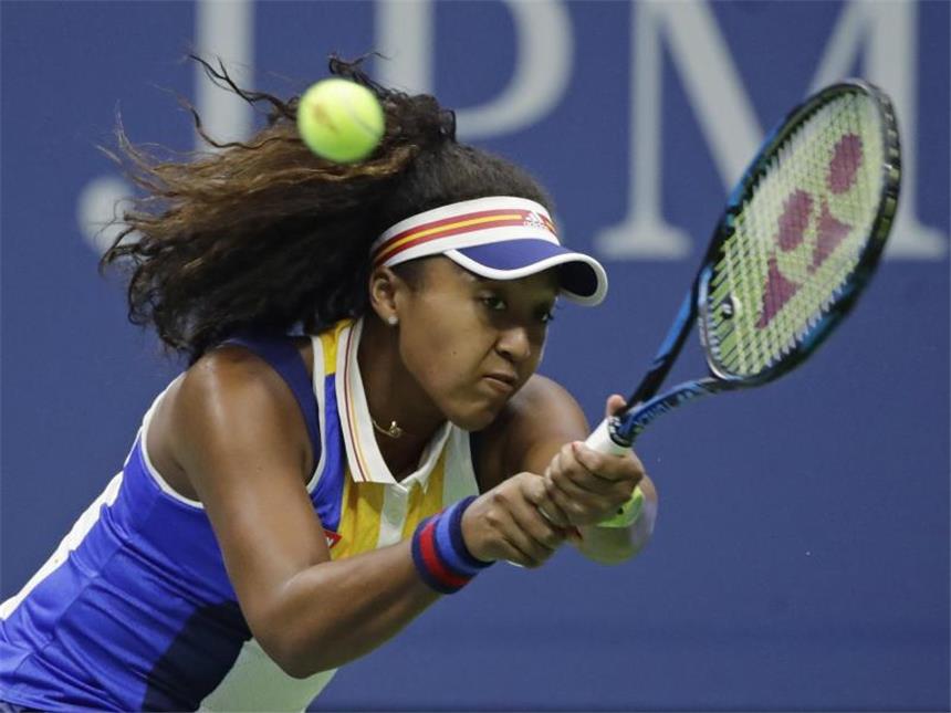 Bitteres Aus für Titelverteidigerin Kerber bei US Open Die Japanerin Naomi Osaka hat sich mit druckvollem Spiel gegen Angelique Kerber durchgesetzt. Foto: Frank Franklin Ii