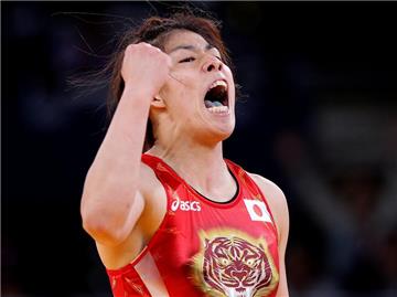 Die Japanerin Saori Yoshida ist Olympiasiegerin im Ringen in der Klasse bis 55 Kilogramm geworden. Foto: Orestis Panagiotou