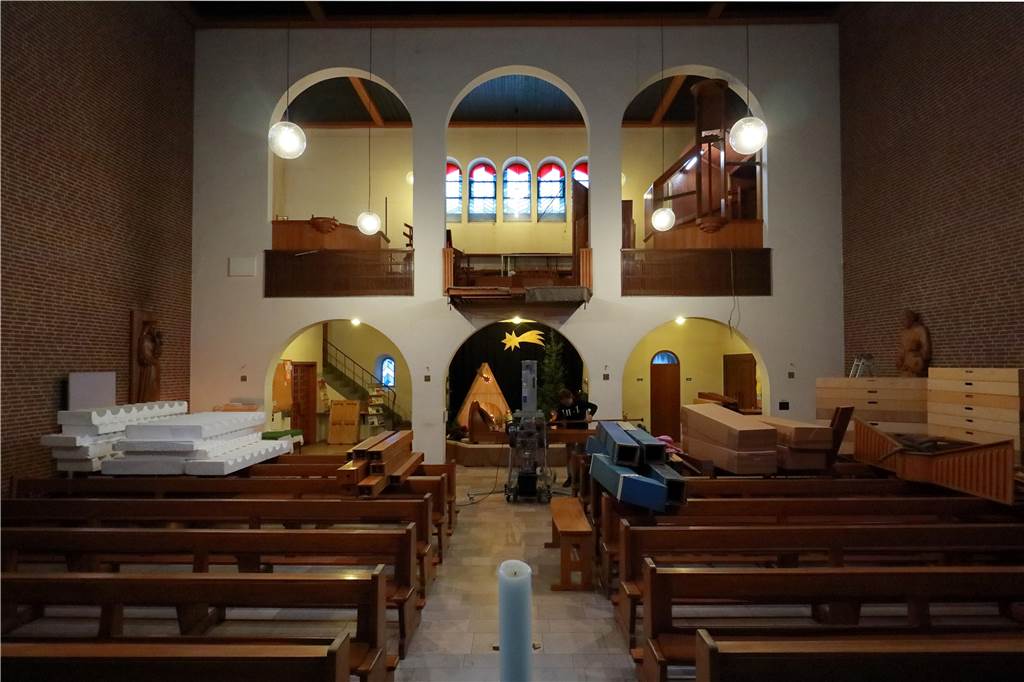Orgel in der Josefskirche in Ahaus hat aus dem letzten Loch gepfiffen Die Josefskirche soll voraussichtlich ab Sommer umgebaut werden. In das Kirchenschiff werden Gruppenräume eingezogen.