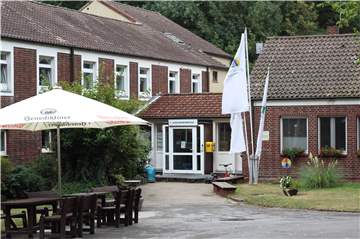 Die Jugendherberge am Cappenberger See: Die Zahl der Übernachtungen ist leicht gesunken.  