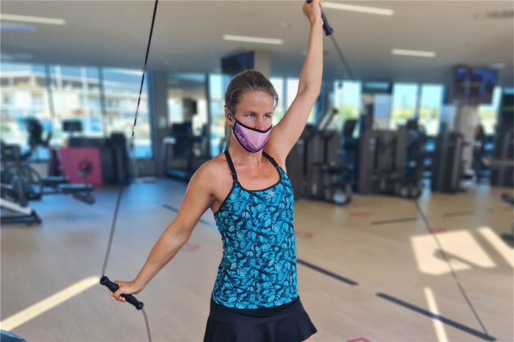 „Entspannt und freundlich“: Kamener Tennisspielerin trifft Rafael Nadal beim Training Die Kamenerin Mareike Müller beim Workout auf Mallorca.