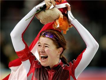 Die Kanadierin Clara Hughes gewann 2006 in Turin olympisches Gold. Foto: Olaf Kraak