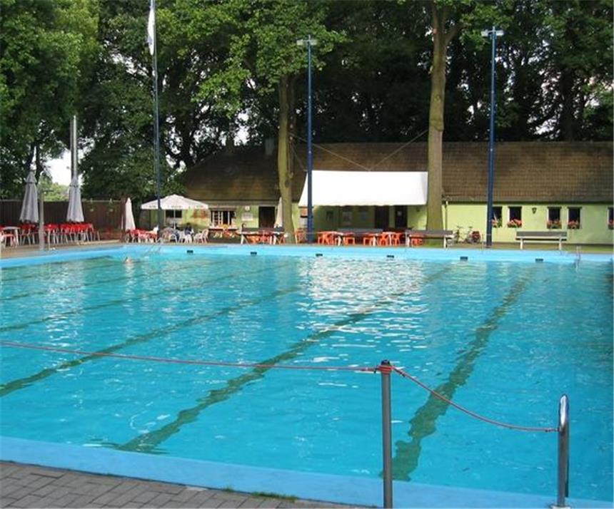 Stadt: Keine Einschränkung der Freizeitnutzung Die Kanalerweiterung betrifft auch das anliegende Freibad Gahmen.