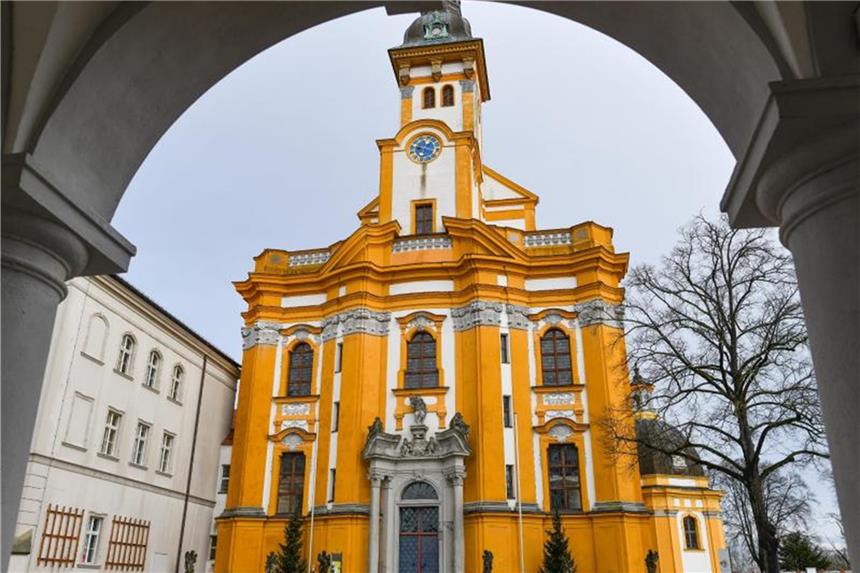 Die katholische Kirche des Kloster in Neuzelle (Brandenburg). Foto: Patrick Pleul