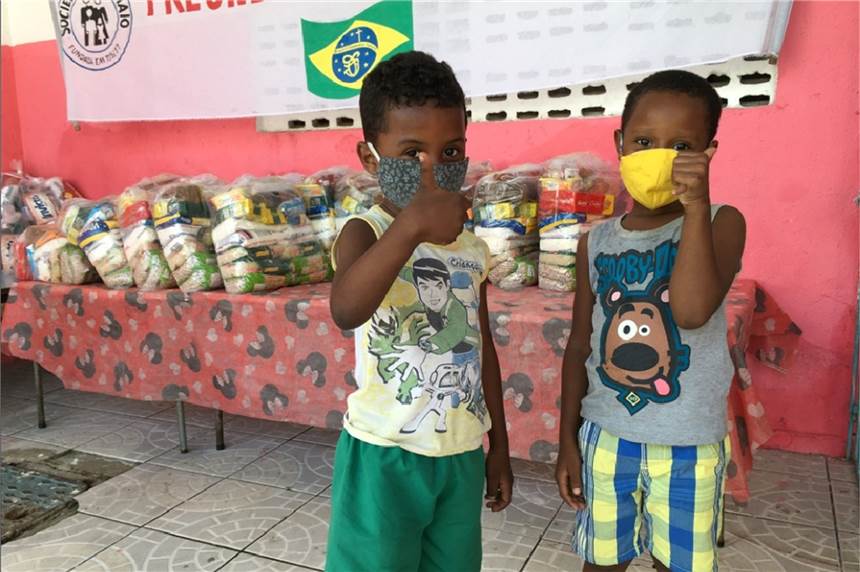 Brasilien-Cooperative dankt für Hilfen aus Haltern Die Kinder in Brasilien freuten sich über die Hilfen aus Haltern.