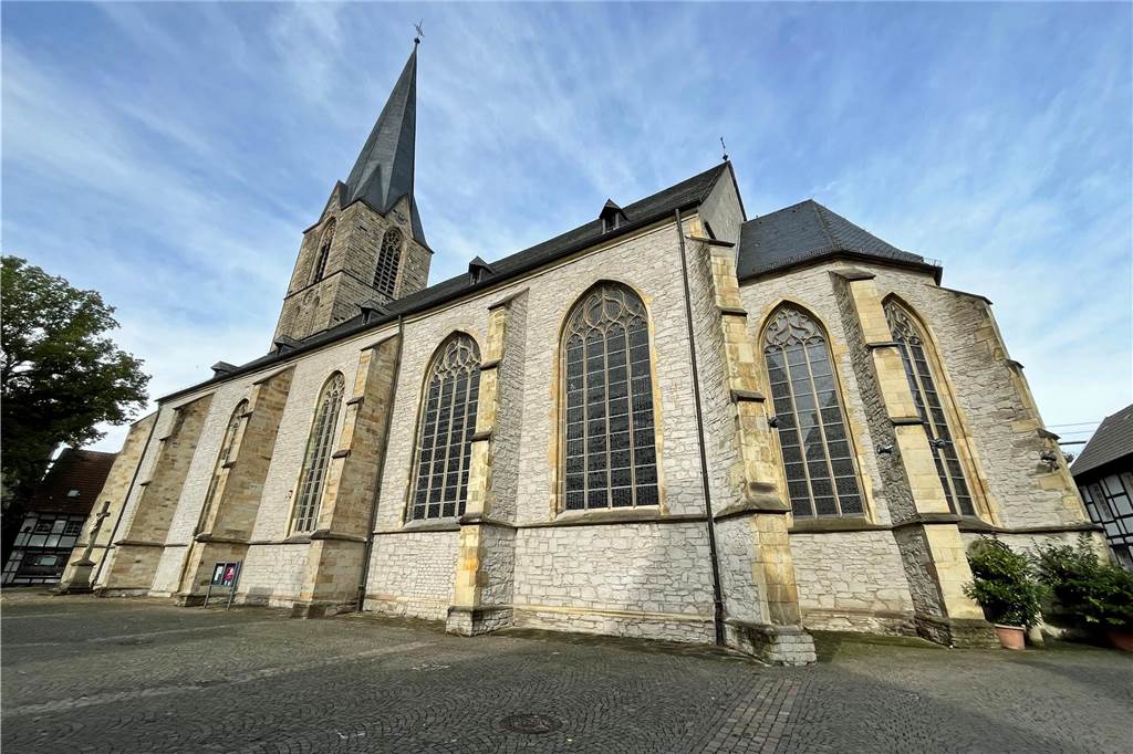 Pfarrer Schäfer betete für Papst Franziskus: „Gespannt, wie es weitergeht“ Die Kirche St. Christophorus in Werne