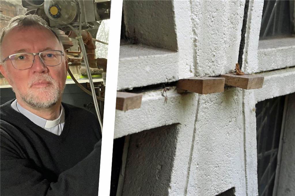 Pläne für neue „Tiny-Kapelle“ in St. Johannes liegen bald vor Die Kirche St. Johannes zeigt nicht nur Risse, auch die Heizungsanlage ist irreparabel defekt. Wahrscheinlich Anfang kommenden Jahres wird sie abgerissen, sagt Pfarrdechant Jürgen Schäfer.