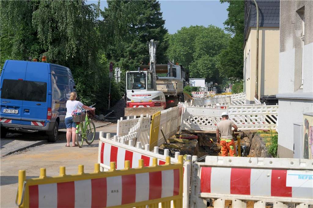 Diese Baustellen sind 2025 geplant: Sperrungen und Umleitungen für den Verkehr Bauarbeiten und Sperrungen an der Kirchhofstraße in Lünen
