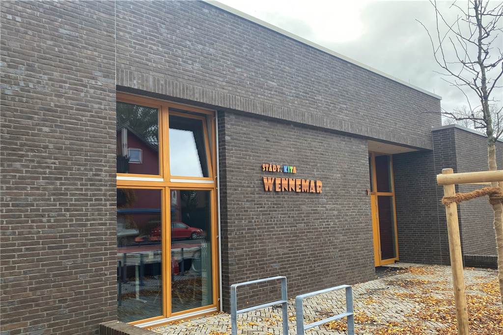 Kinder ziehen in die neue Kita Wennemar in Holsterhausen ein Kita Wennemar