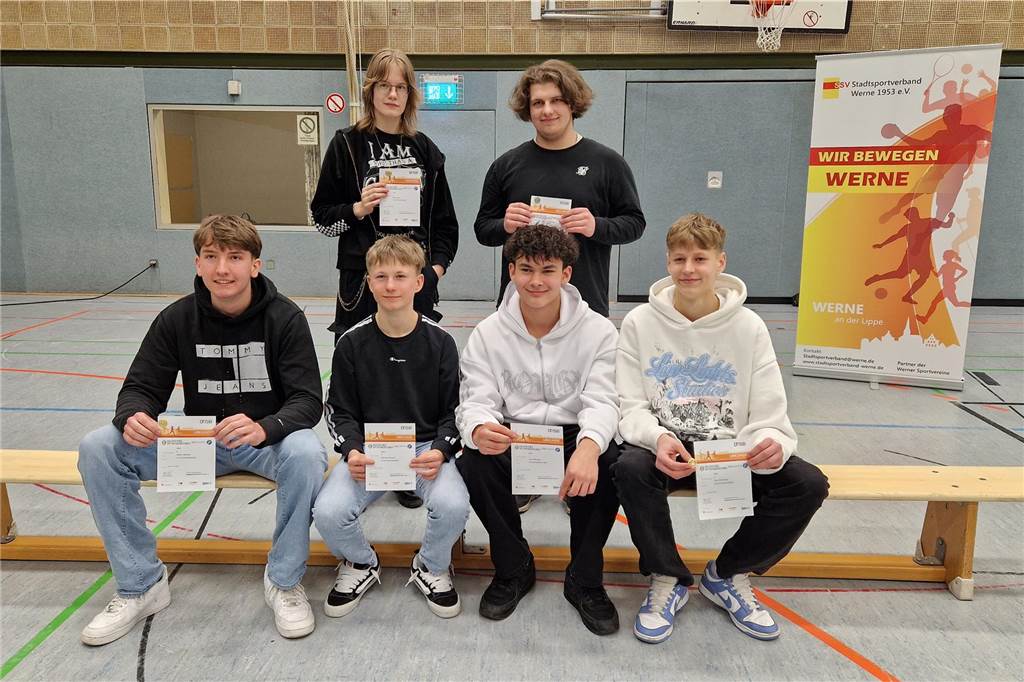 Die Klasse 10b des Anne-Frank-Gymnasiums.