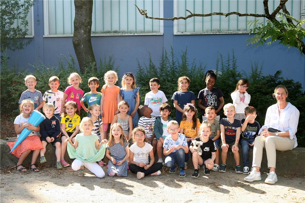 Die Klasse 1a der Benninghofer Grundschule