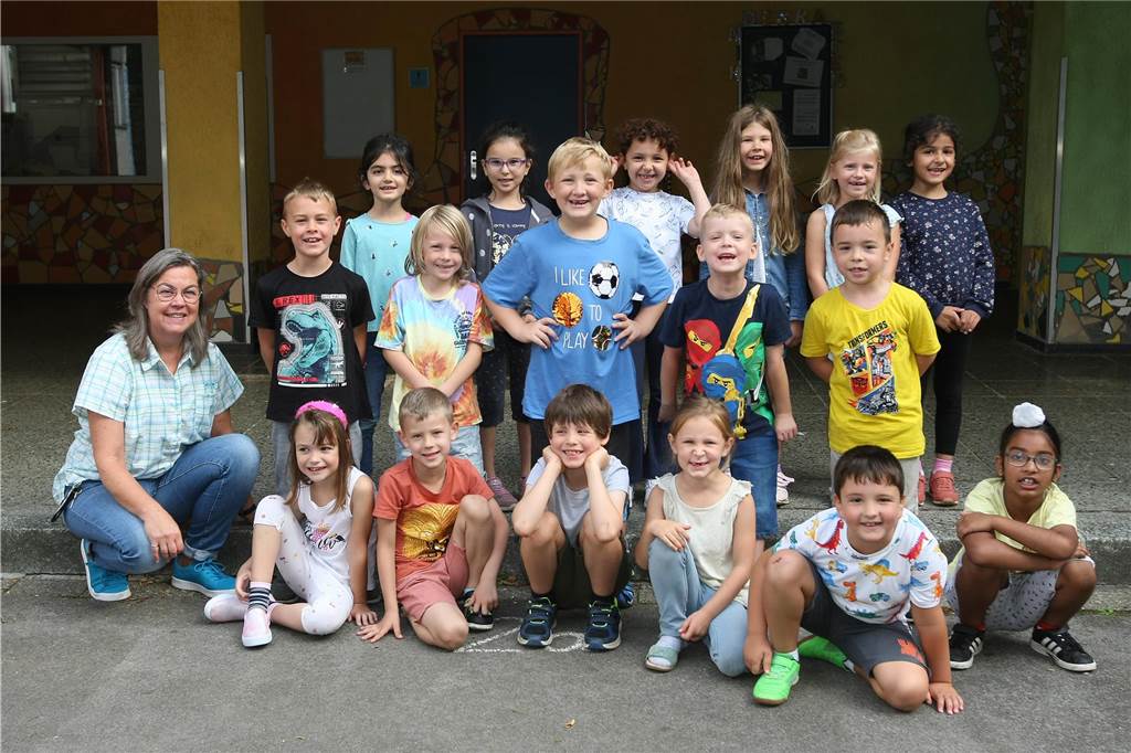 Die Klasse 1a der Emschertal-Grundschule