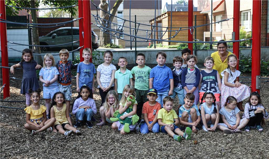 Die Klasse 1a der Erich-Kästner-Grundschule