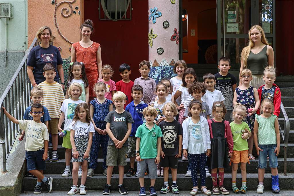 Die Klasse 1a der Gerhart-Hauptmann-Grundschule