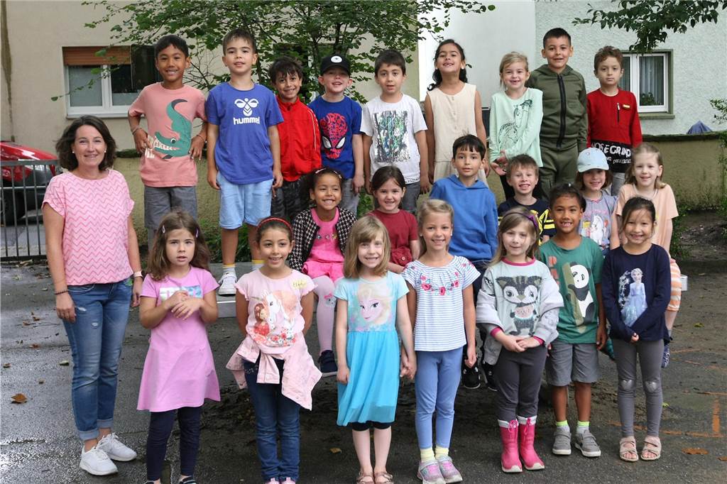 Die Klasse 1a der Harkort-Grundschule