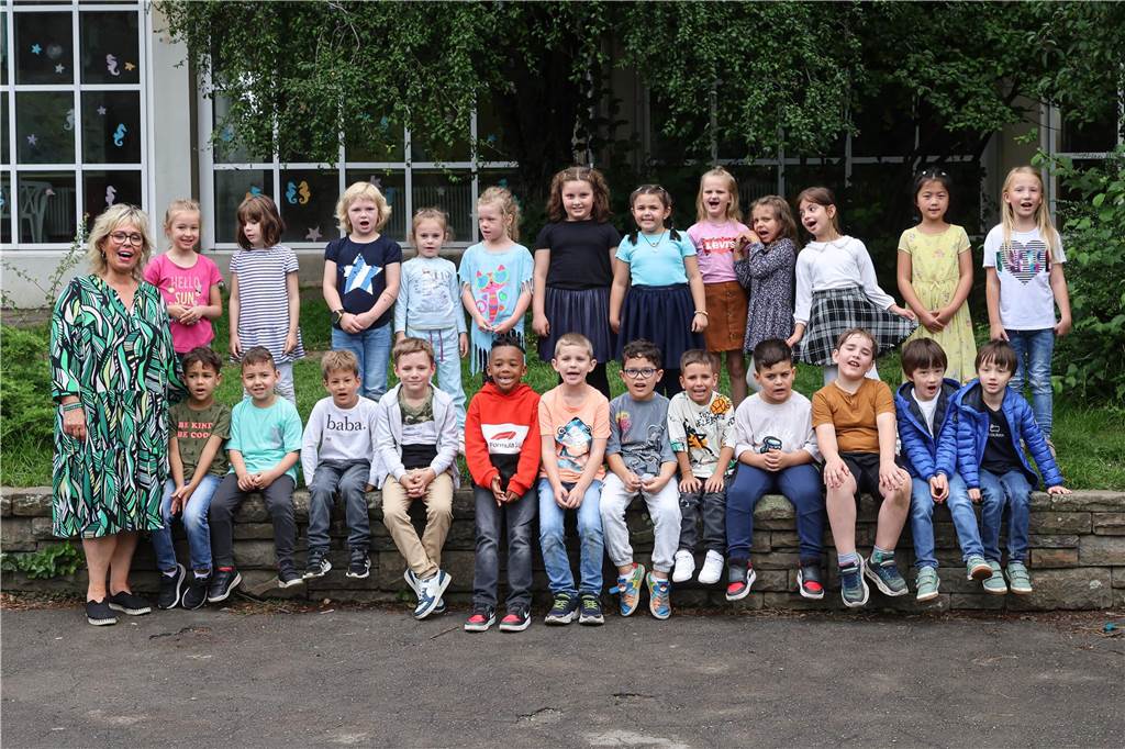 Die Klasse 1a der Herder-Grundschule