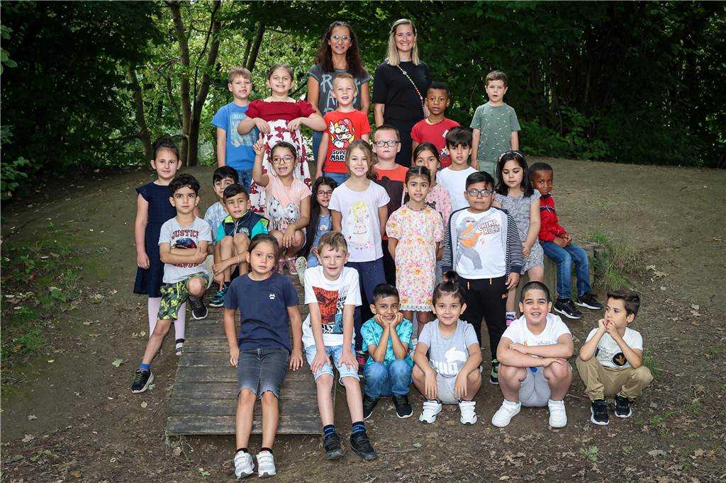 Die Klasse 1a der Kautsky-Grundschule