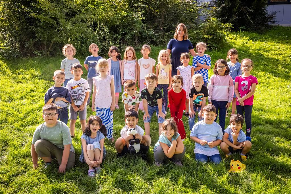 Die Klasse 1a der Kirchderner Grundschule