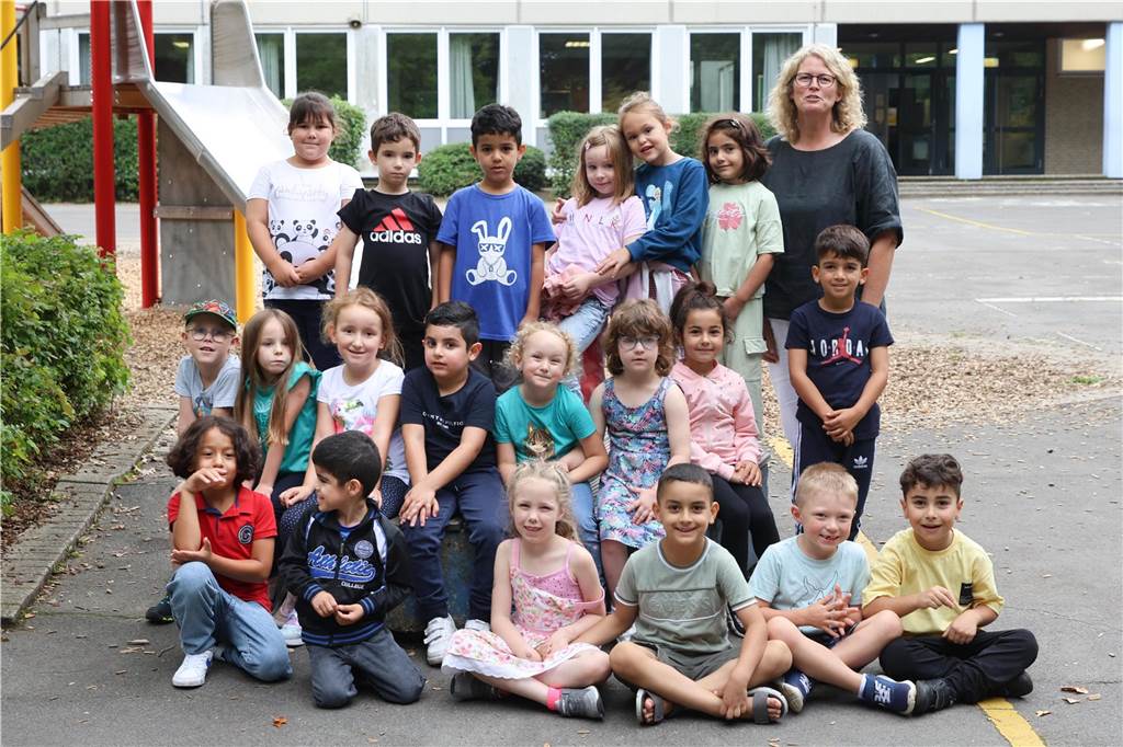 Die Klasse 1a der Steinbrink-Grundschule