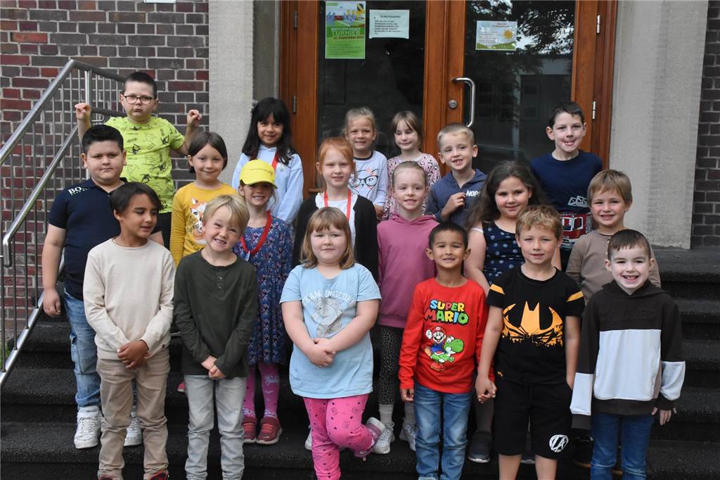 175 neue i-Dötzchen: Lambertusschule und Marienschule begrüßen Erstklässler Die Klasse 1a ist an der Marienschule in Herbern mit 19 Kindern besetzt.