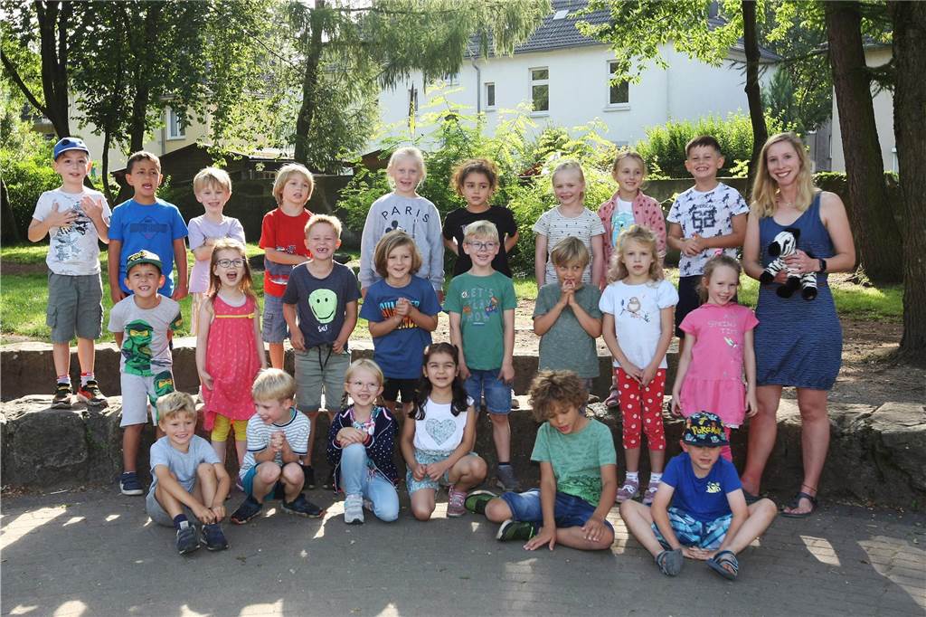 Die Klasse 1b der Aplerbecker Grundschule