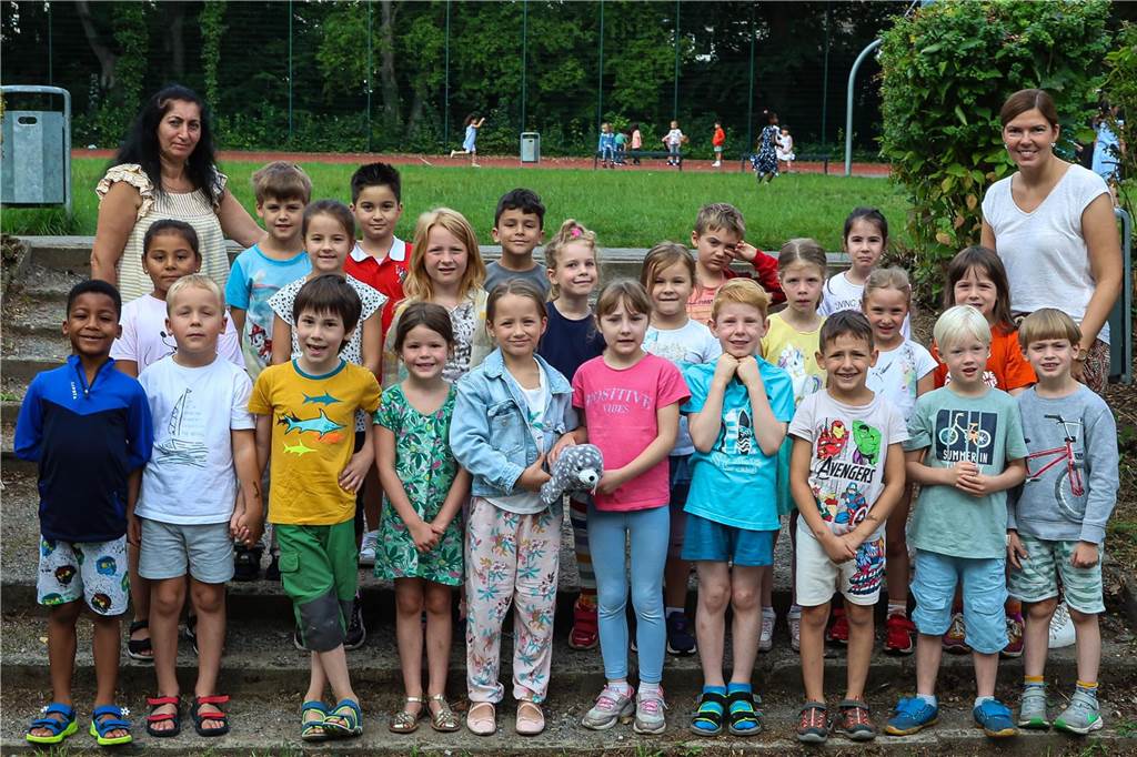 Die Klasse 1b der Comenius-Grundschule