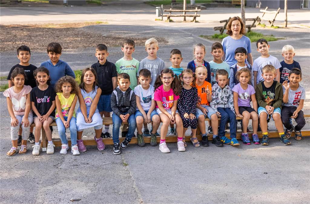 Die Klasse 1b der Dietrich-Bonhoeffer-Schule