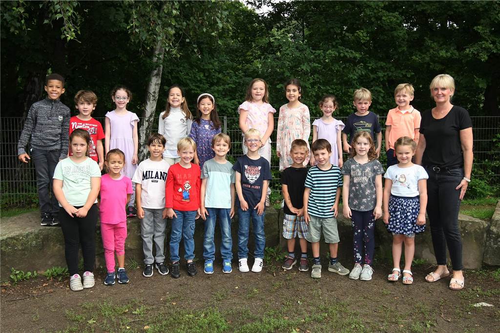 Die Klasse 1b der Eichlinghofer Grundschule