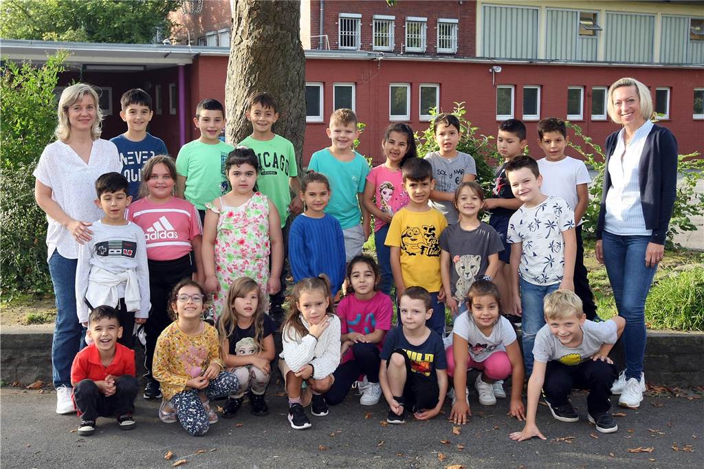 Die Klasse 1b der Graf-Konrad-Grundschule