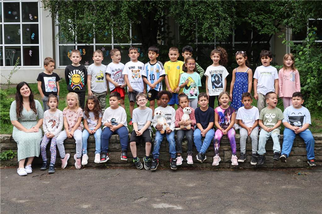 Die Klasse 1b der Herder-Grundschule