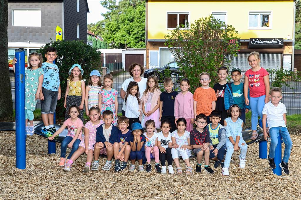Die Klasse 1b der Reichshof-Grundschule