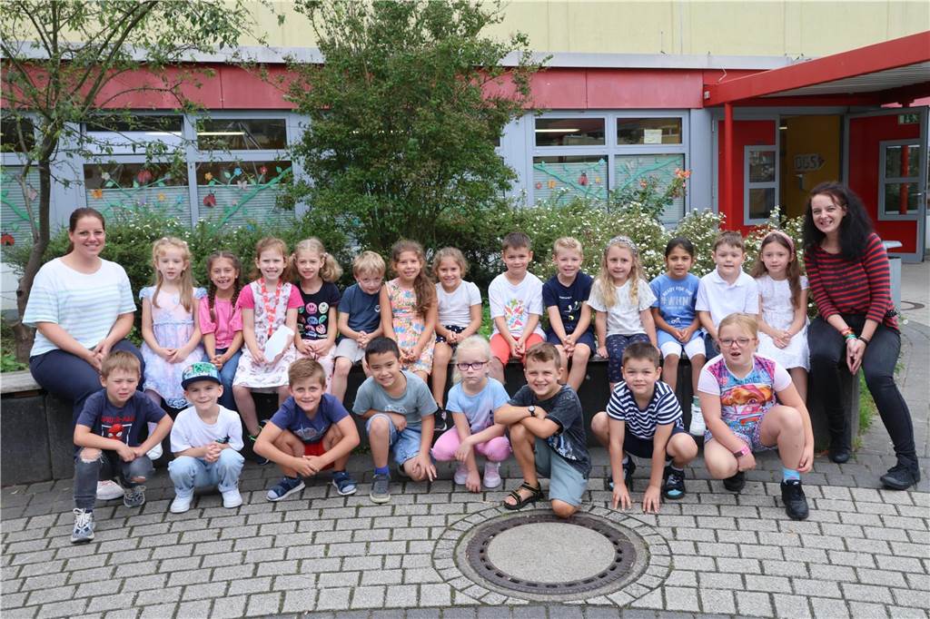 Die Klasse 1b der Roncalli-Grundschule