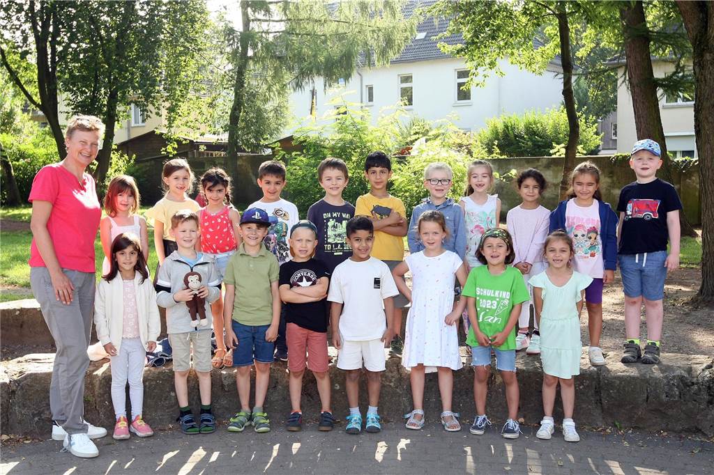Die Klasse 1c der Aplerbecker Grundschule