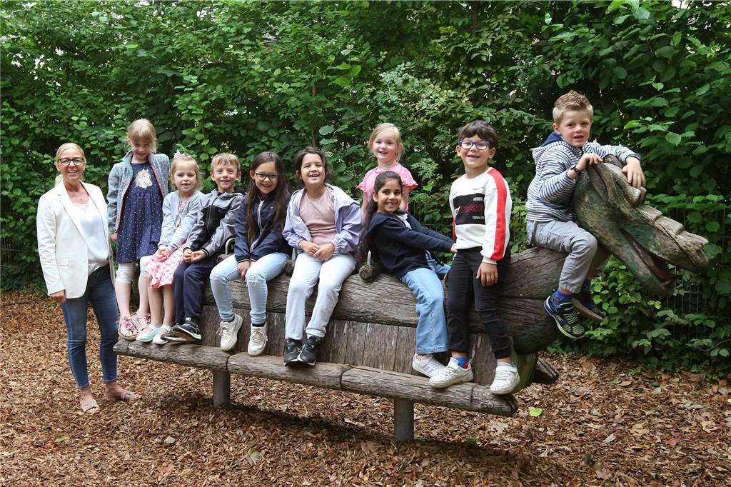 Die Klasse 1c der Berghofer-Grundschule