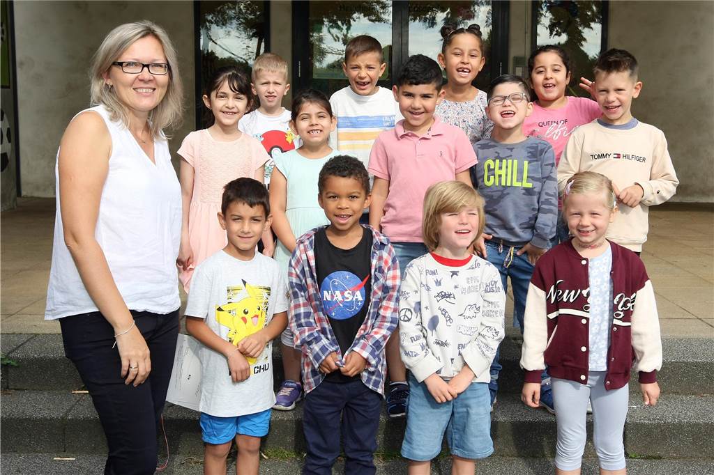 Die Klasse 1c der Brücherhof-Grundschule